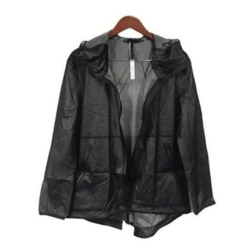 Lululemon Sheer Joy Black Windproof Waterproof Jacket, Size 6 New